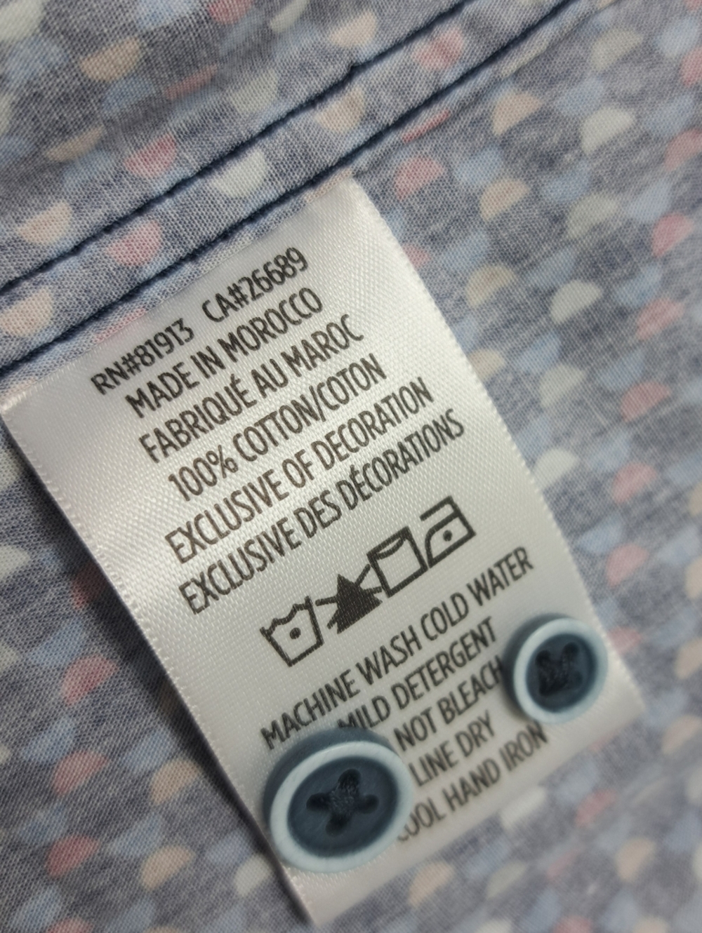 NWT Robert Graham Men's Tailored Fit Dress Shirt Colorful Retro Pattern XL - Picture 6 of 15